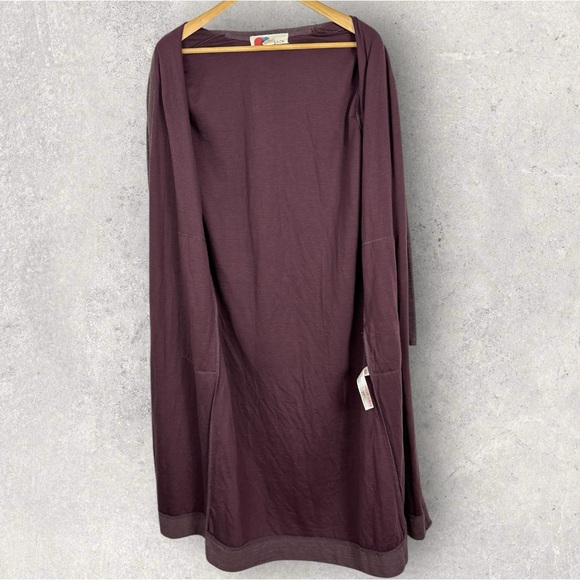 Free People Beach Bi-Coastal Cardigan Sweater Purple Womens Size Small Bohemian - Picture 5 of 14